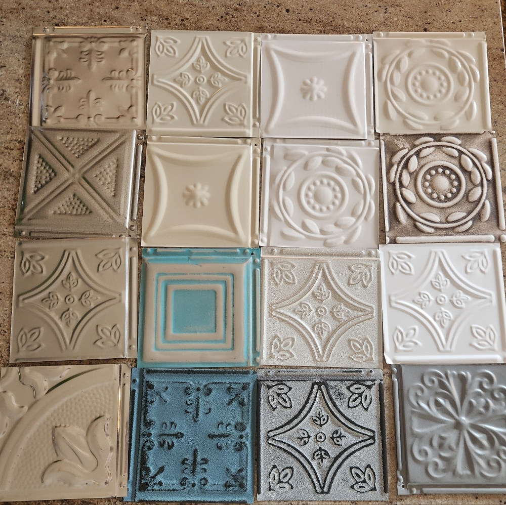 16x Tin Tiles